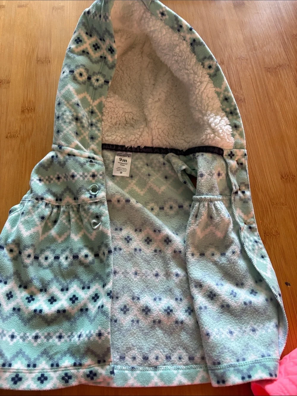 9 Month Fall Baby Girl's Pink Fleece Jackets & Tops Bundle